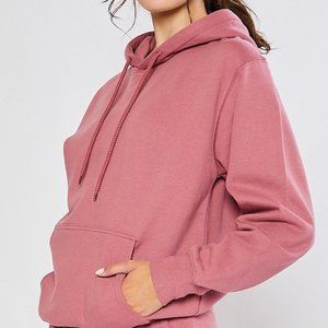Woman's Fleece-Lined Drawstring Hoodie